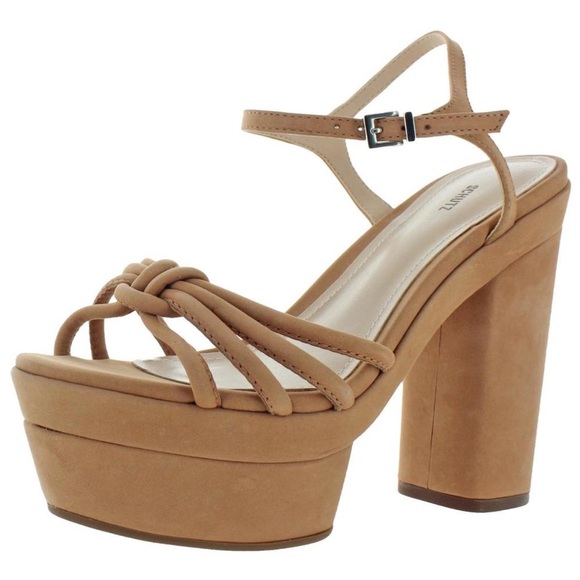 Schutz Faubina Platform Heel Sandals - Picture 1 of 8